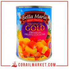 Salades fruits au sirop léger bella maria 565 G