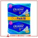 Awane Confort 3d Serviettes Hygiéniques 18 Serviettes