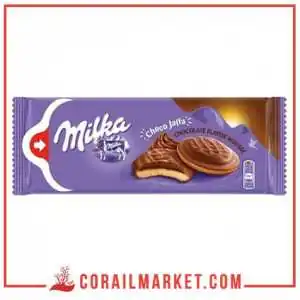 Biscuit au mousse de chocolat choco dessert milka 128 g