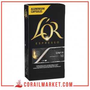 Café en capsule "onxy12" l'or 10 capsules