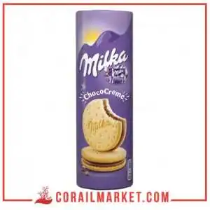 Biscuit à la crème de chocolat choco crème milka 260 g