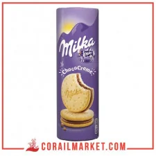 Biscuit à la crème de chocolat choco crème milka 260 g