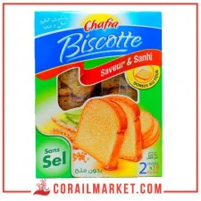 biscotte sans sel chafia 220 g