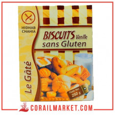 Biscuits gout vanille Sans gluten Le Gâté 250 g