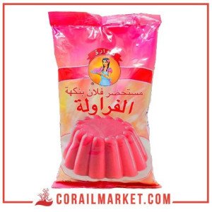 Flan goût fraise nouara 800 g