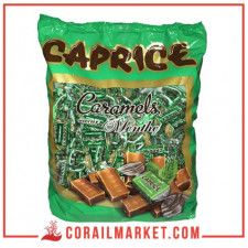 Bonbons caramel goût menthe caprice 1 kg