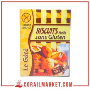 Biscuit gout vanille sans gluten le gâté 250 g