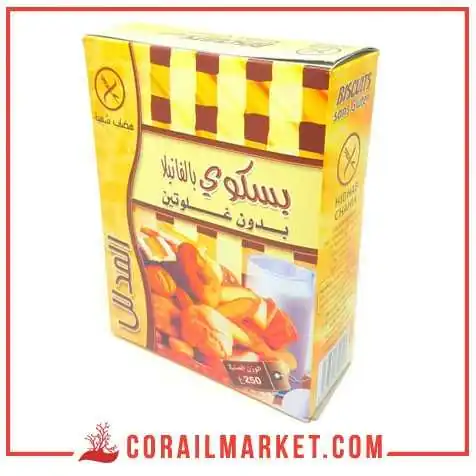 Biscuit gout vanille sans gluten le gâté 250 g Biscuit gout vanille sans gluten le gâté 250 g