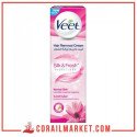 Veet Crème Dépilatoire Peaux Normales Lait De Lotus Et Parfum Jasmin, 100 Ml