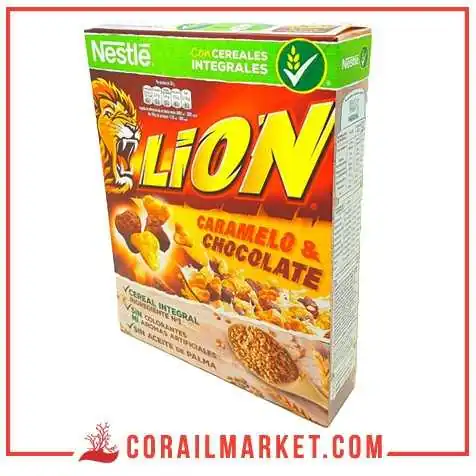 Céréales aux caramel et chocolat lion Nestlé 400 g Céréales aux caramel et chocolat lion Nestlé 400 g