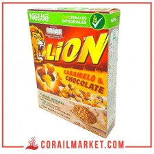 Céréales aux caramel et chocolat lion Nestlé 400 g
