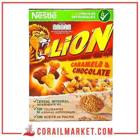 Céréales aux caramel et chocolat lion Nestlé 400 g Céréales aux caramel et chocolat lion Nestlé 400 g