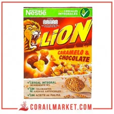 Céréales aux caramel et chocolat lion Nestlé 400 g