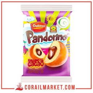 brioches fourrés a la crémé de cacao pandorino dulcesol 60 g
