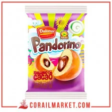 brioches fourrés a la crémé de cacao pandorino dulcesol 60 g