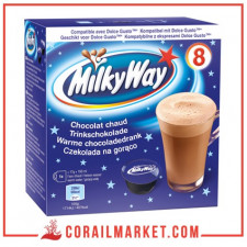 Chocolat en capsule Milky way 8 capsules