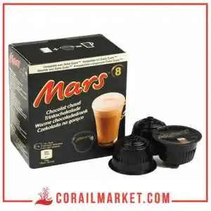 Chocolat en capsule mars 8 capsules