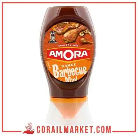 Sauce barbecue au miel amora 282 g Sauce barbecue au miel amora 282 g