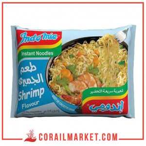 nouilles instantanées sec gout crevette indomie 70g