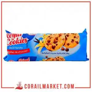 كوكيز بذوق الفانيلا وحبيبات الشوكولاطة شافية 200غ