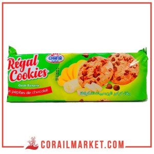 Cookies banane aux pépites de chocolat chafia 200 g