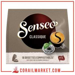 Café dosettes classique SENSEO 18 dosettes