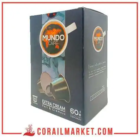 Café en capsule extra cream mundo 10 capsules Café en capsule extra cream mundo 10 capsules