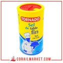 SEL DE CUISINE IODÉ fin tornado 500G