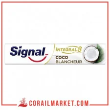 Dentifrice noix de coco blancheur intégral 8 Signal 75 ml