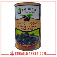 Olive noirs noyautés Manafiaa 2,5 kg