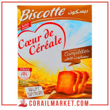 biscotte complètes cœur de céréale 250 G