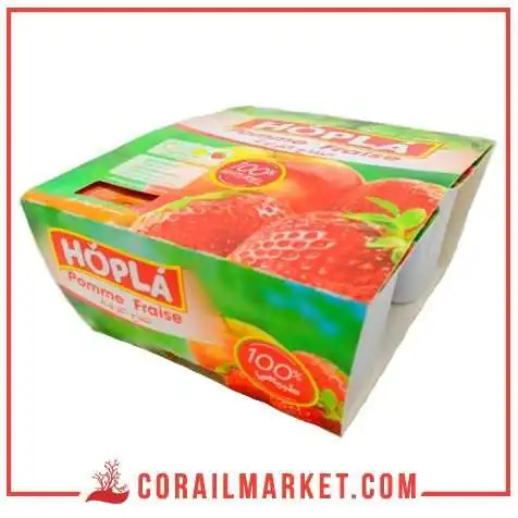 عصيدة التفاح و الفراولة هوبلا 4 * 100 غ عصيدة التفاح و الفراولة هوبلا 4 * 100 غ