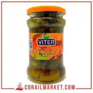 piment jalapeno au vinaigre viter 210 G