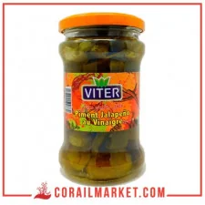 piment jalapeno au vinaigre viter 210 G