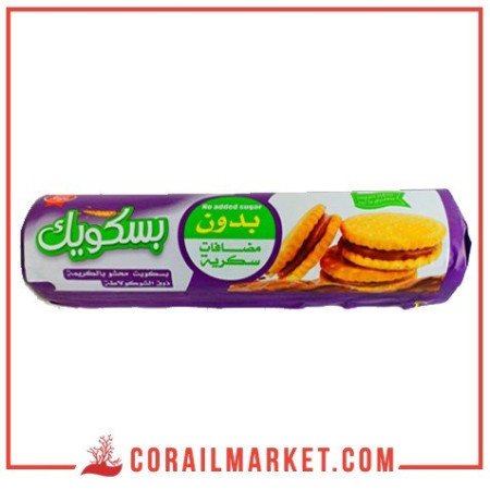 بسكويت بدون سكر مضاف بسكويك 240  غ