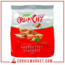 gaufrettes au crème de noisette mini cruchy 200 G