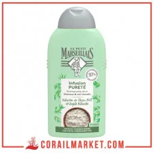 shampooing infusion de Ail et argile blanche le petit marseillais 250 ML