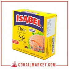 Thon à l'huile de tournesol isabel 65 g