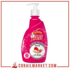 Savon liquide  rose et framboise Force  xpress 400 ml