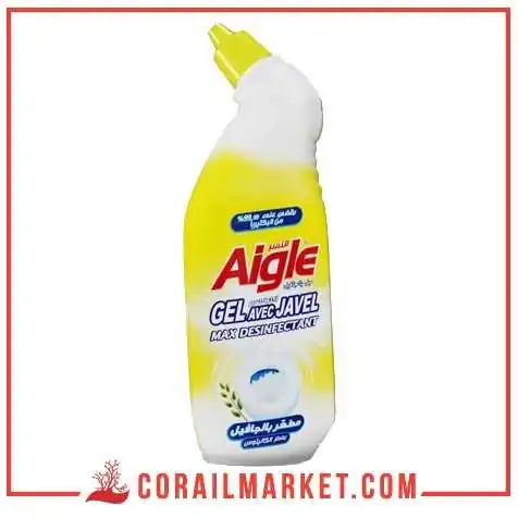 Gel nettoyant cuvette wc parfum pêche Aigle 700ml Gel nettoyant cuvette wc parfum pêche Aigle 700ml