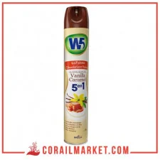 Désodorisant fraîcheur vanille et caramel w5 300 ml
