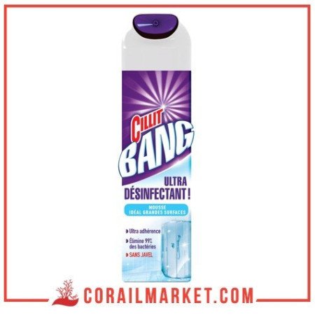 Nettoyant ménager mousse active salle de bain CILLIT BANG  600 ml