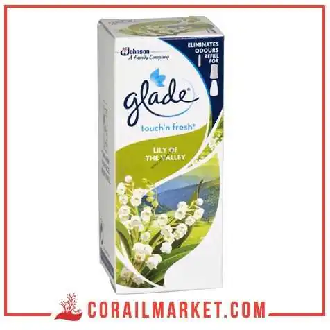 diffuseur de parfum automatique Glade Touch & Fresh Muguet 10 ml diffuseur de parfum automatique Glade Touch & Fresh Muguet 10 ml
