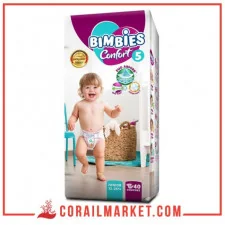 حفاظات الأطفال بيمبيز كونفور رقم 5(25-12كغ) 40 حفاظة