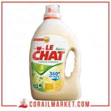 lessive en liquide au savon de Marseille Le chat 3 l
