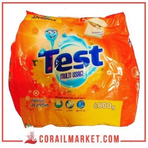 lessive en poudre à main Test 800 g