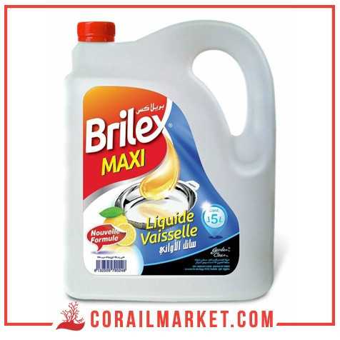 Brilex Liquide Vaisselle Senteur Citron, 5 L – Corail Market