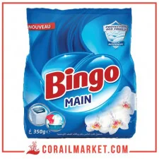 مسحوق لغسيل الملابس لليد بينغو 800غ