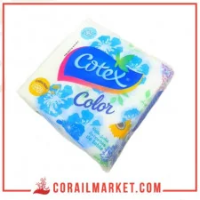 علبة مناديل طاولة كوتكس ملونة 80 منديل