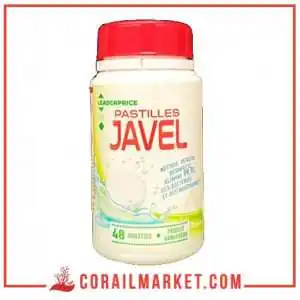 Pastilles javel menthe leader price 48 pièces